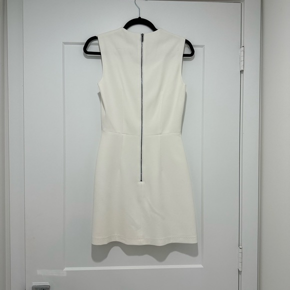 French Connection Women's Whisper Light Stretch Solid Mini Dress in Whit… - Picture 4 of 4